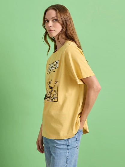 Sanctuary Clothing Popular - MARCHING TEE WASHED GOLD
