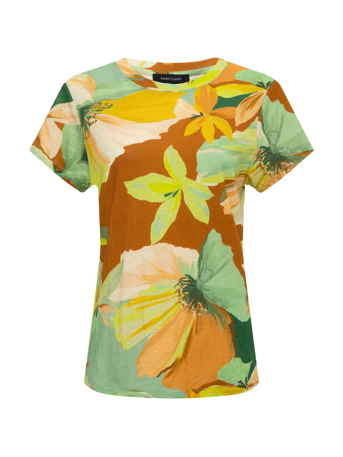 Sanctuary Clothing Trusted - The Perfect Tee Green House Extended Sizing
