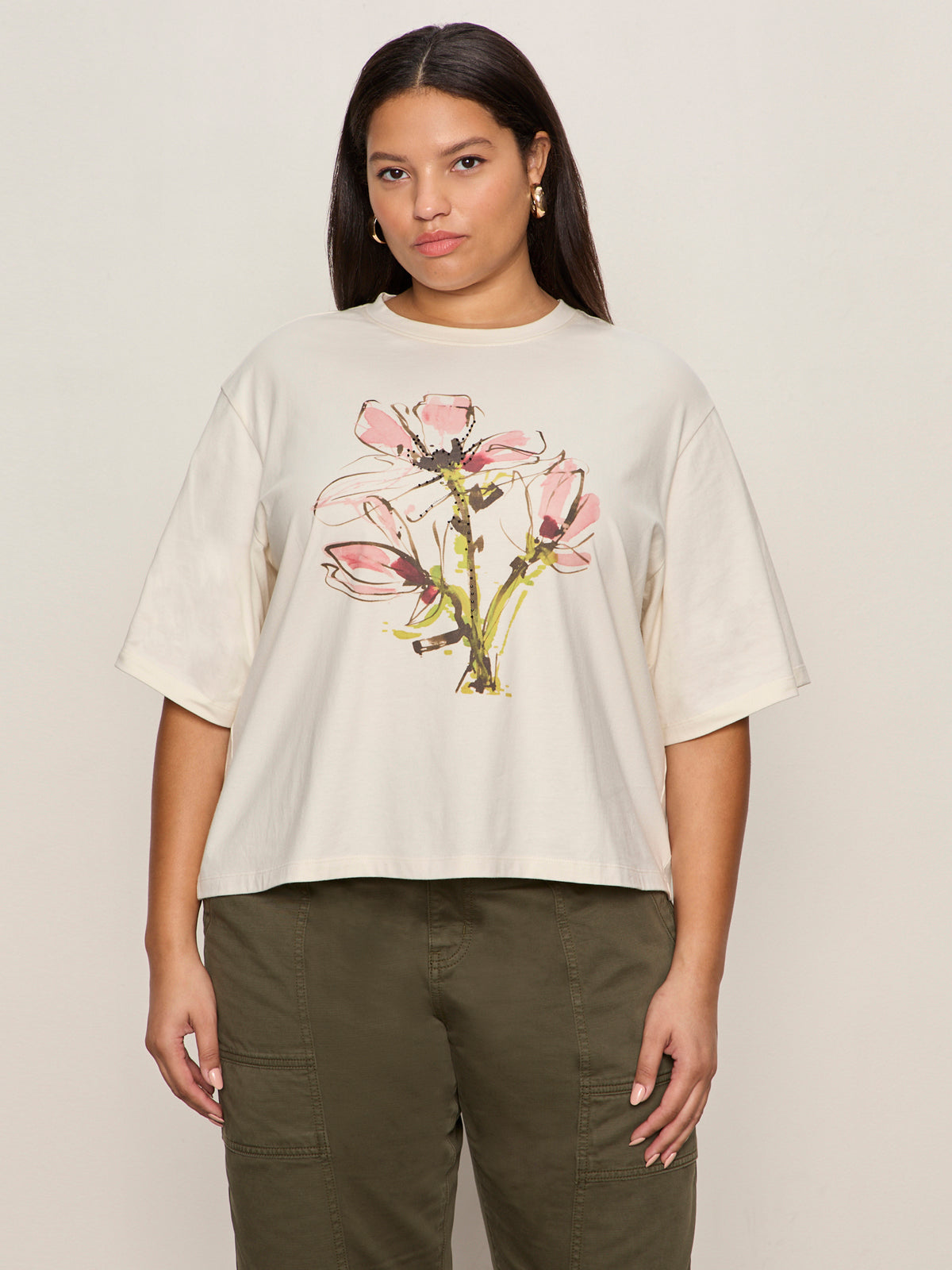 Sanctuary Clothing Recommended - Belle Artist Tee Fleur Extended Sizing
