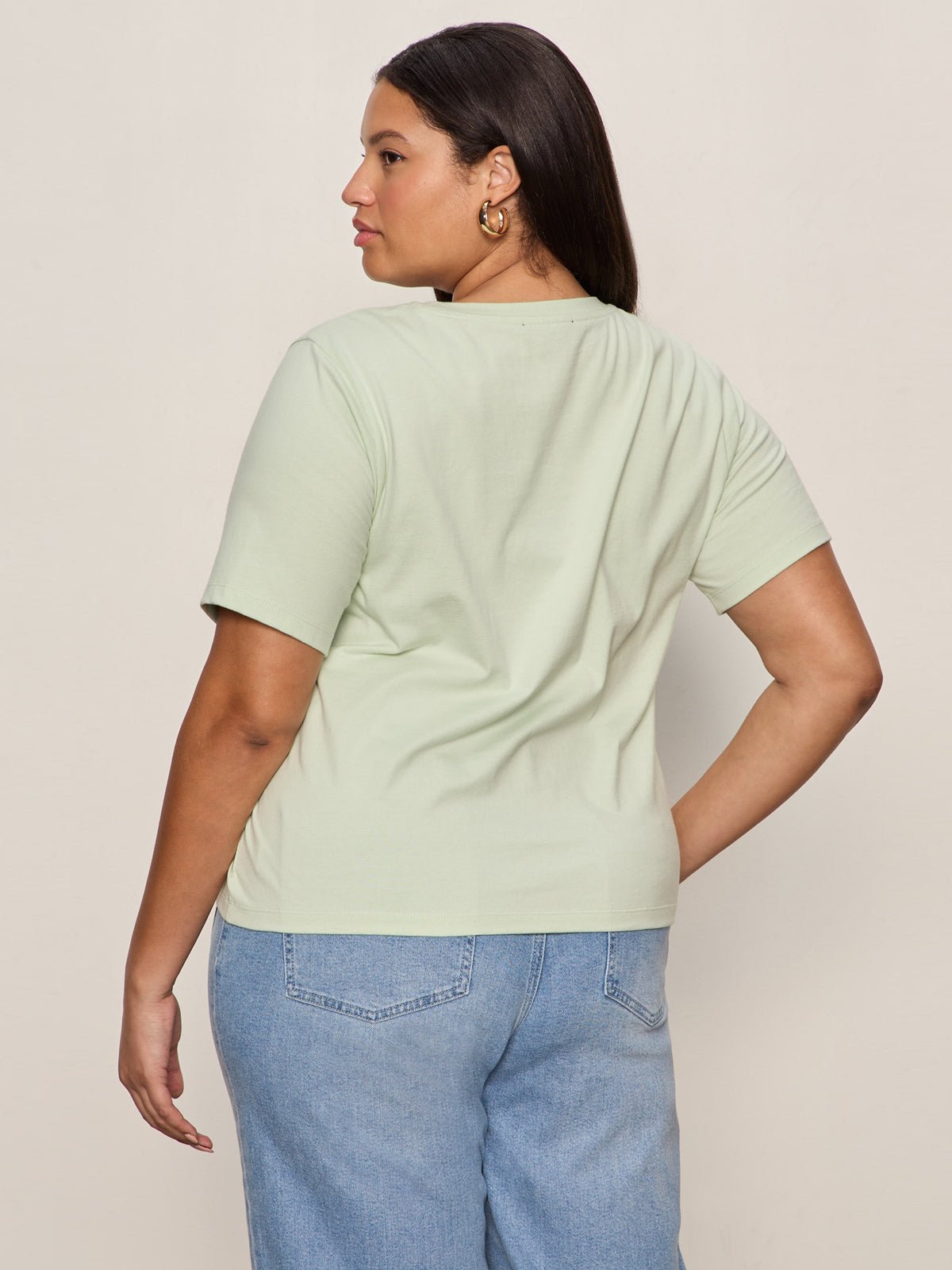 Sanctuary Clothing Latest - Soft Twist Tee Detox Green Extended Sizing