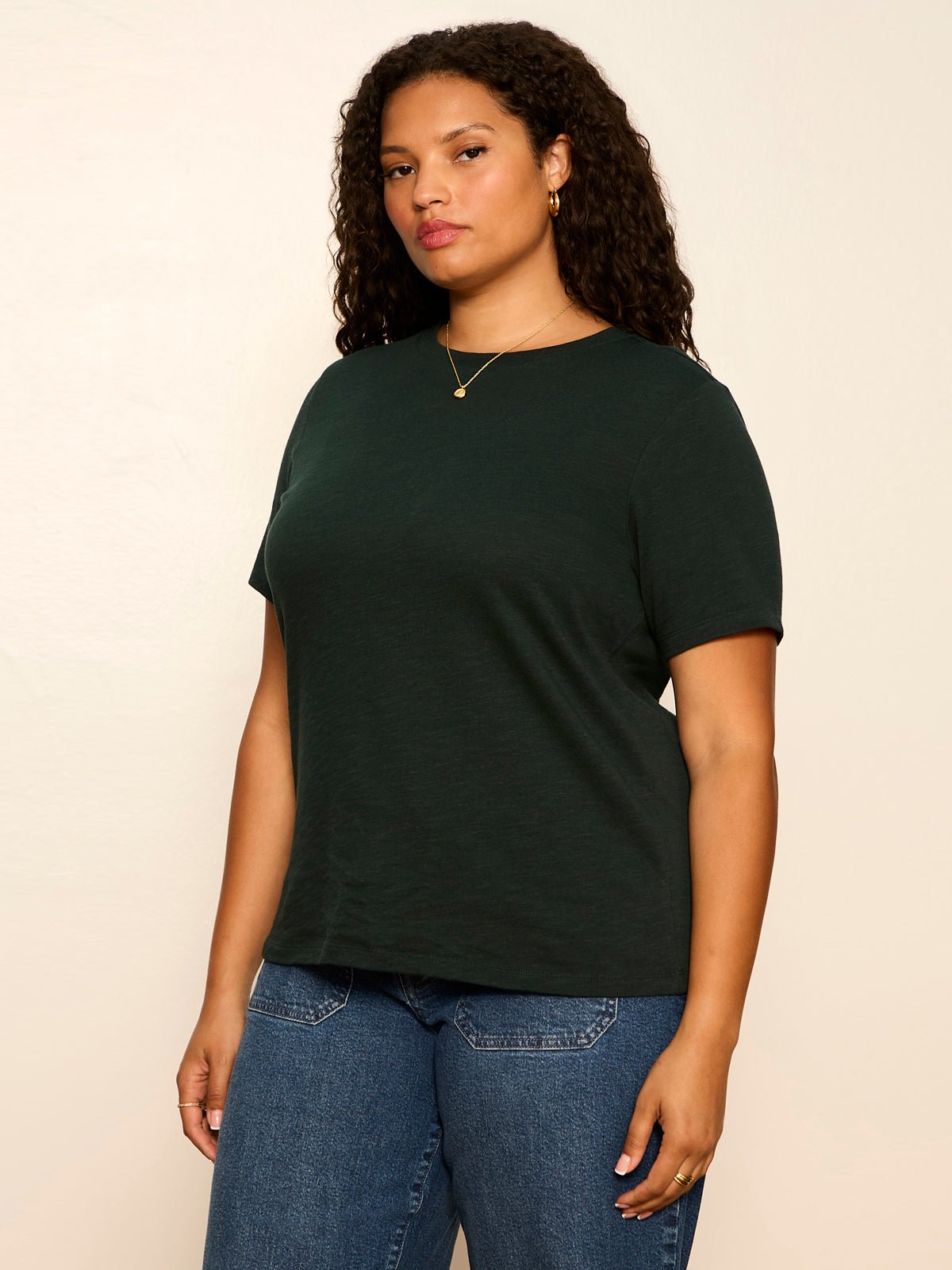 Sanctuary Clothing Premium - Icon Tee Forest Extended Sizing