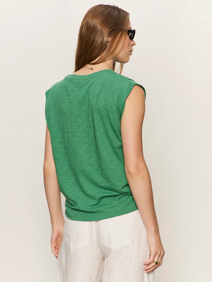 Sanctuary Clothing Latest - KNOTTED MUSCLE TEE GREEN JUICE