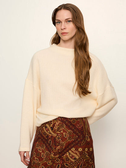 Sanctuary Clothing Great Value - Ribbed Dolman Sweatshirt Bone