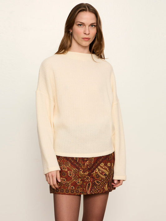 Sanctuary Clothing Great Value - Ribbed Dolman Sweatshirt Bone
