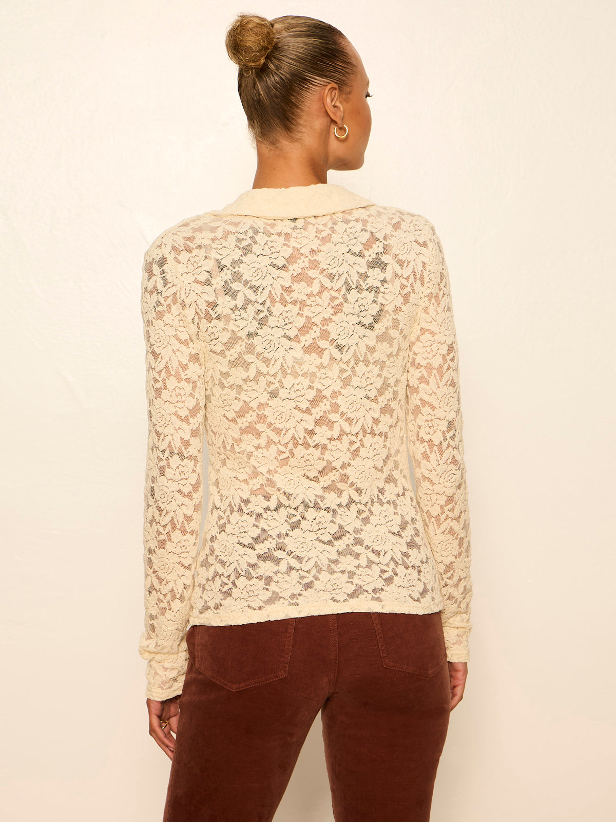 Sanctuary Clothing Smart Buy - Dreamer Lace Shirt Bone