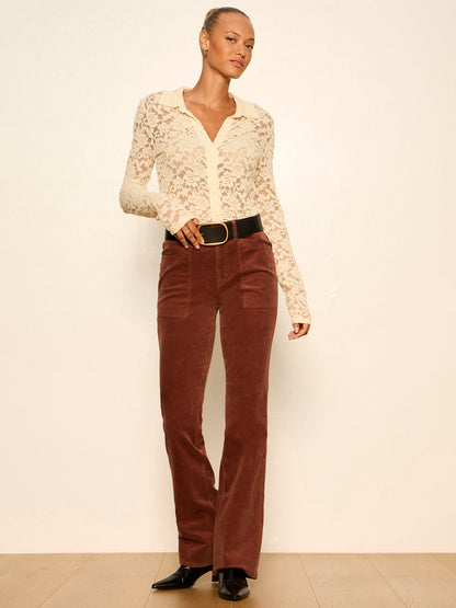 Sanctuary Clothing Smart Buy - Dreamer Lace Shirt Bone