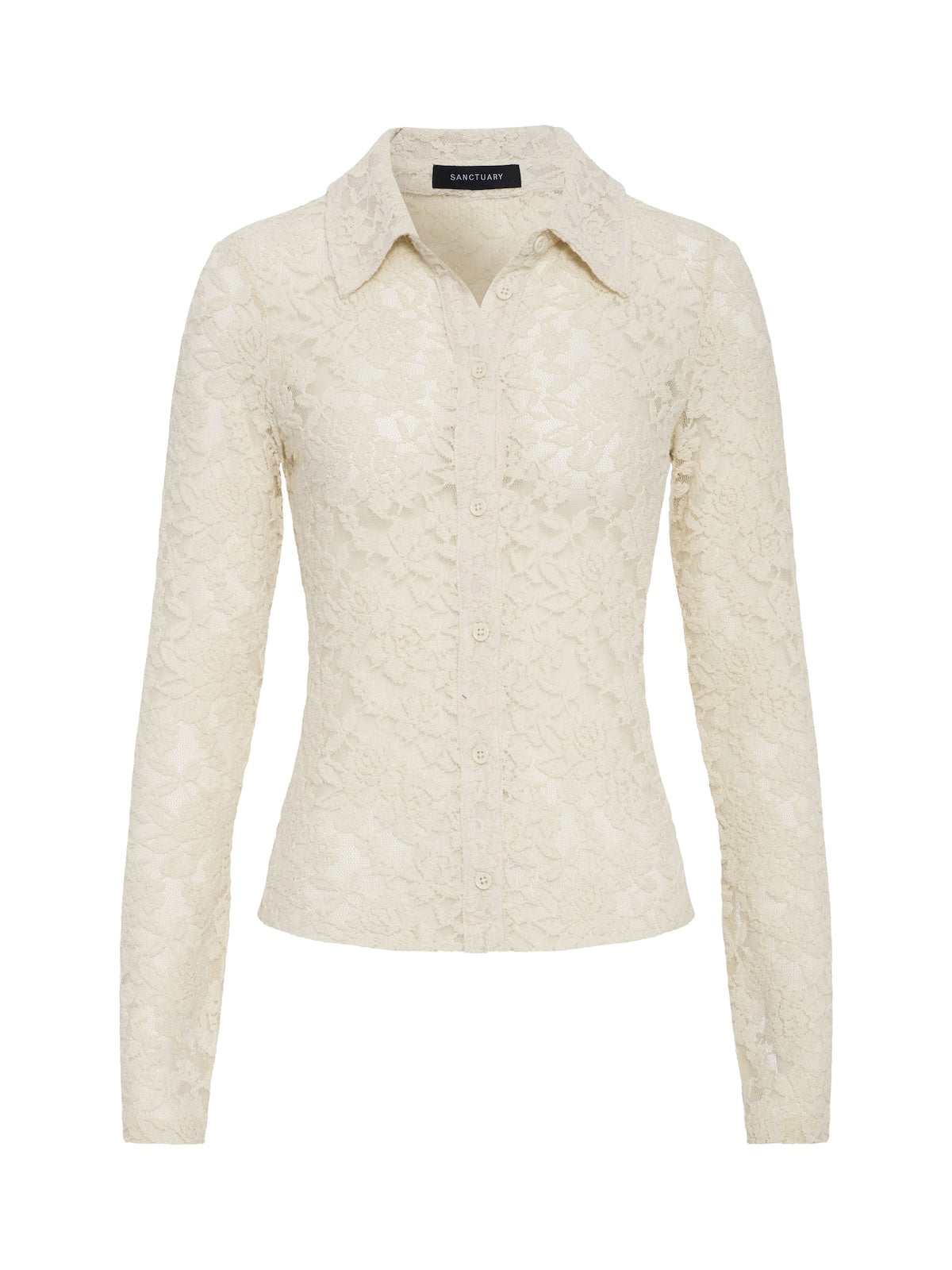 Sanctuary Clothing Smart Buy - Dreamer Lace Shirt Bone