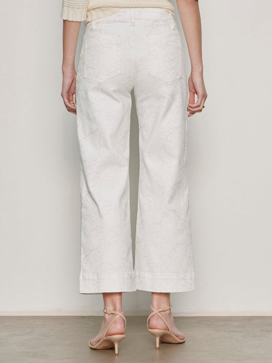 Sanctuary Clothing Deals - The Marine Crop Jean Chalk Petite Sizing