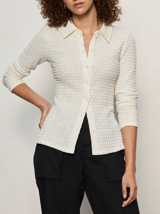 Sanctuary Clothing Hot Sale - Dreamer Shirt Chalk Petite Sizing